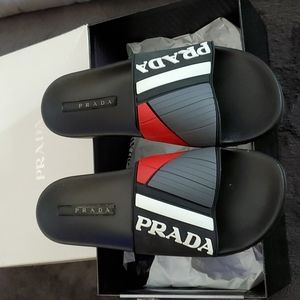 Brand new prada slides.